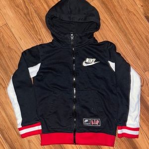 Boys Nike zip up hoodie
